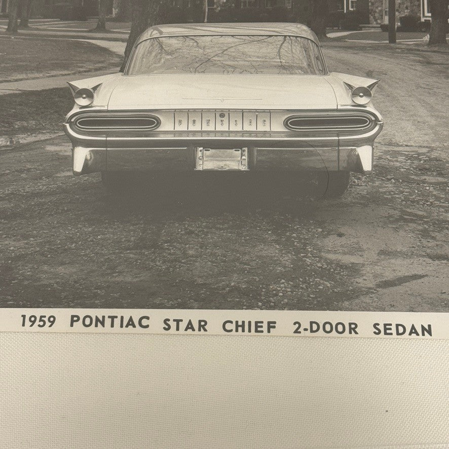 1959 Pontiac Star Chief 2 Door Sedan Car Photo Photograph Print
