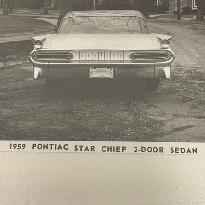 1959 Pontiac Star Chief 2 Door Sedan Car Photo Photograph Print