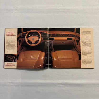 Sterling 825S and 825SL Car Sales Brochure Catalog Advertising Sterling 825 S SL