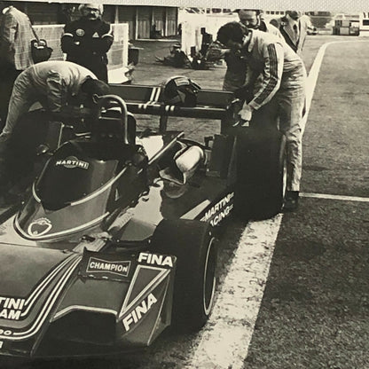 Vintage 1976 Brabham Martini Alfa Romeo BT 45 Racing Car Photo Photograph 