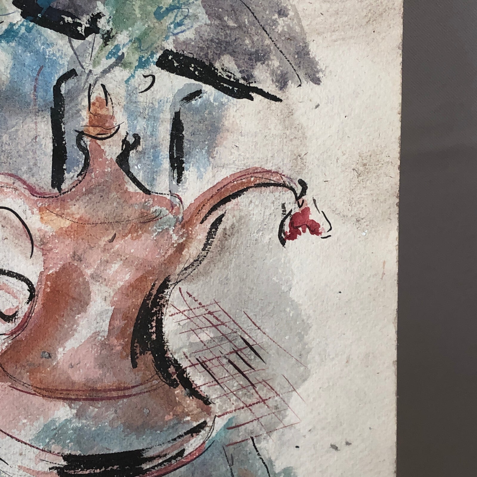 Vintage Painting Art Artwork Artist Arthur E Sudler Woman Teapot