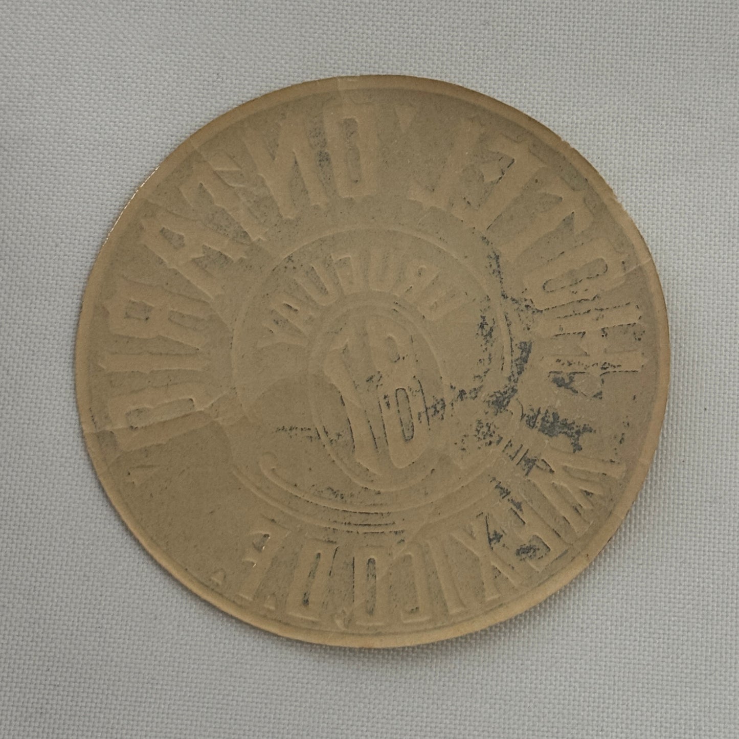 Vintage Travel Luggage Label Hotel Ontario Uruguay Mexico DF