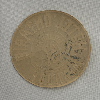 Vintage Travel Luggage Label Hotel Ontario Uruguay Mexico DF