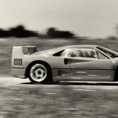 1987 Ferrari F40 Supercar Pininfarina Factory Press Photo Photograph