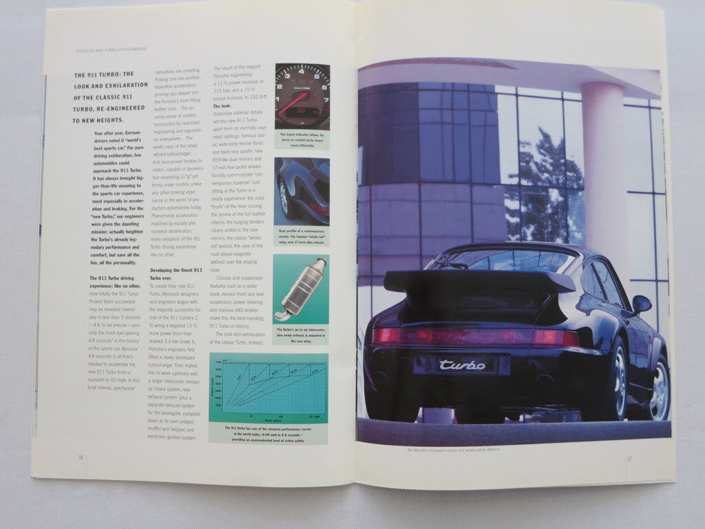1992 Porsche Sales Brochure Catalog 928GTS 911 Carrera 2 4 Turbo 968 