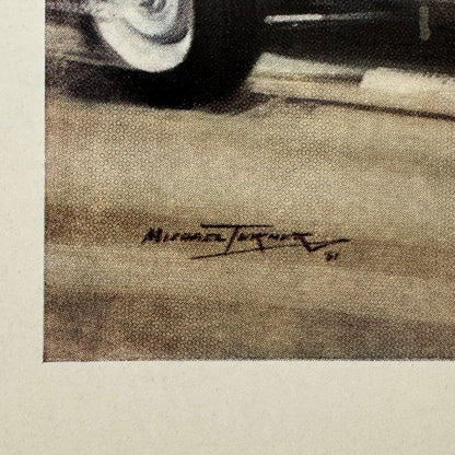 Graham Hill BRM Racing Car 1961 Italian Grand Prix Monza Illustration Print