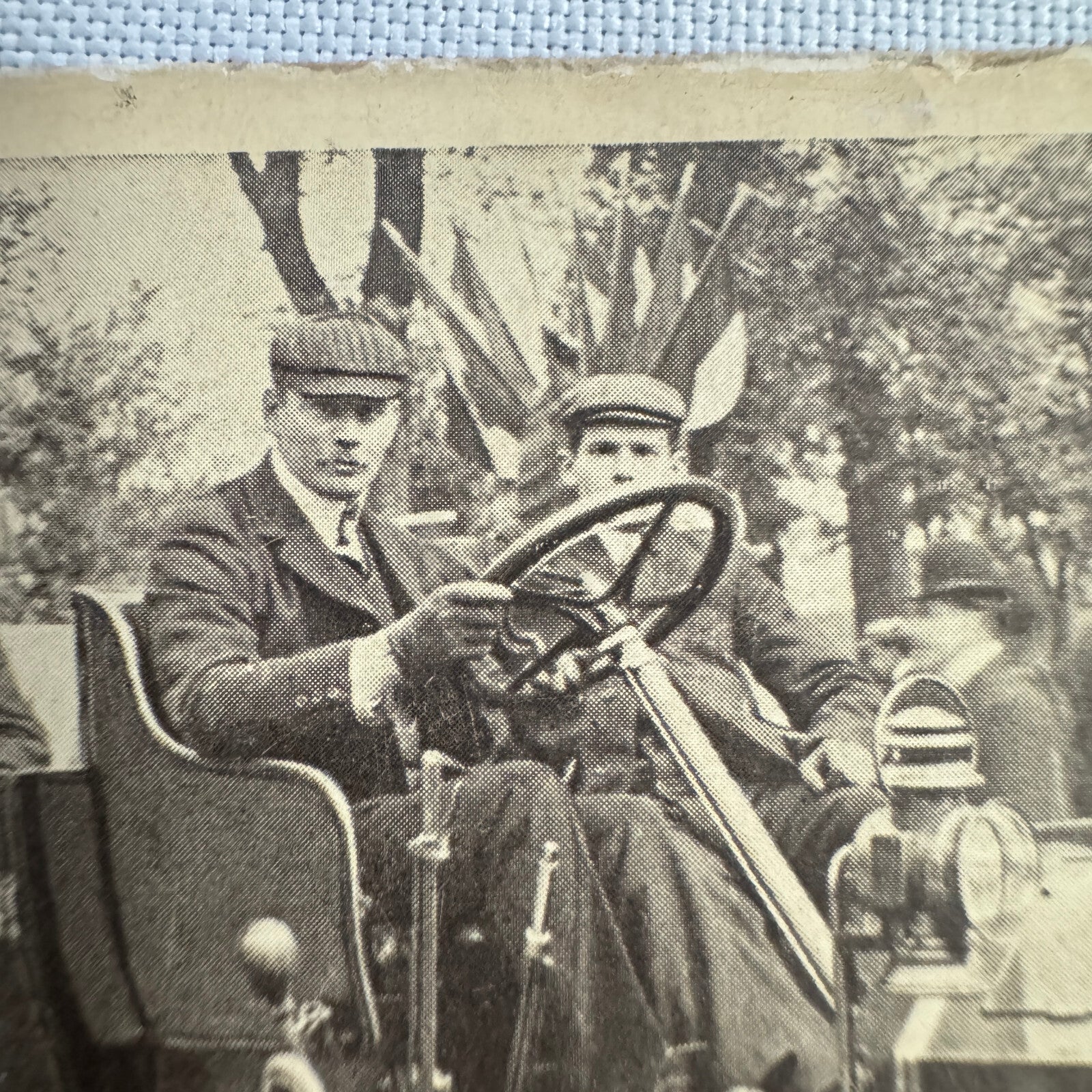 Vintage Car Automobile Postcard Post Card European AE