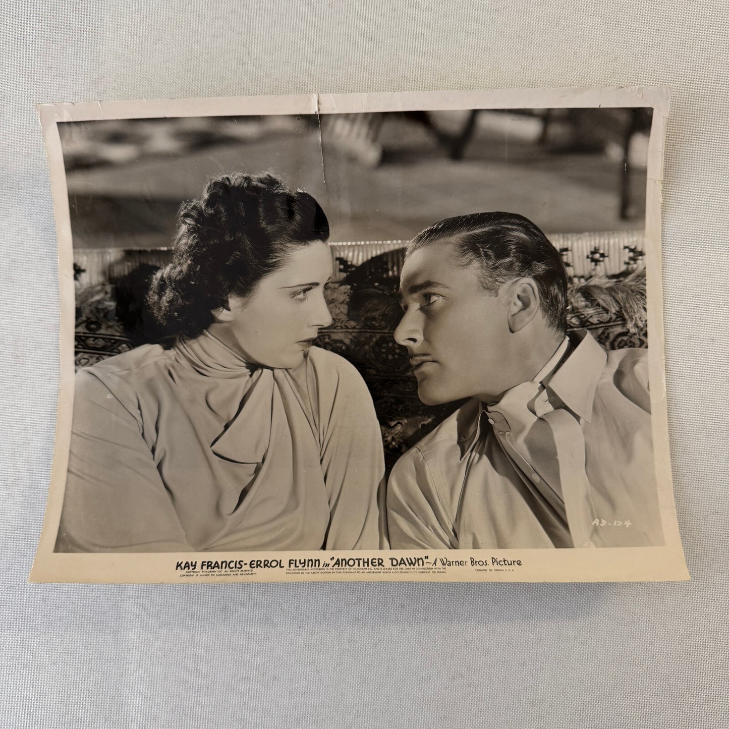 Vintage Movie Press Photo Photograph Another Dawn Film Errol Flynn Kay Francis
