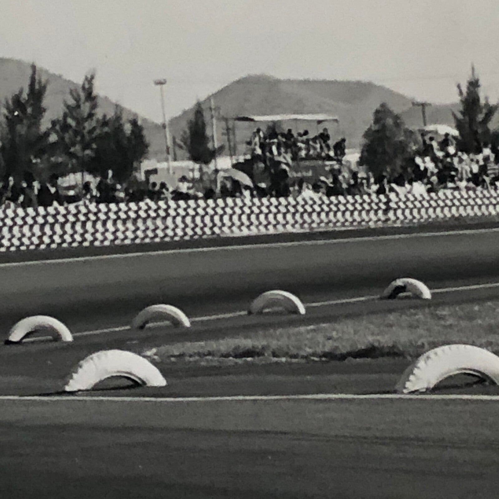 Vintage Bernard Cahier Racing Photo Mike Spence Lotus Climax 1965 Mexico GP