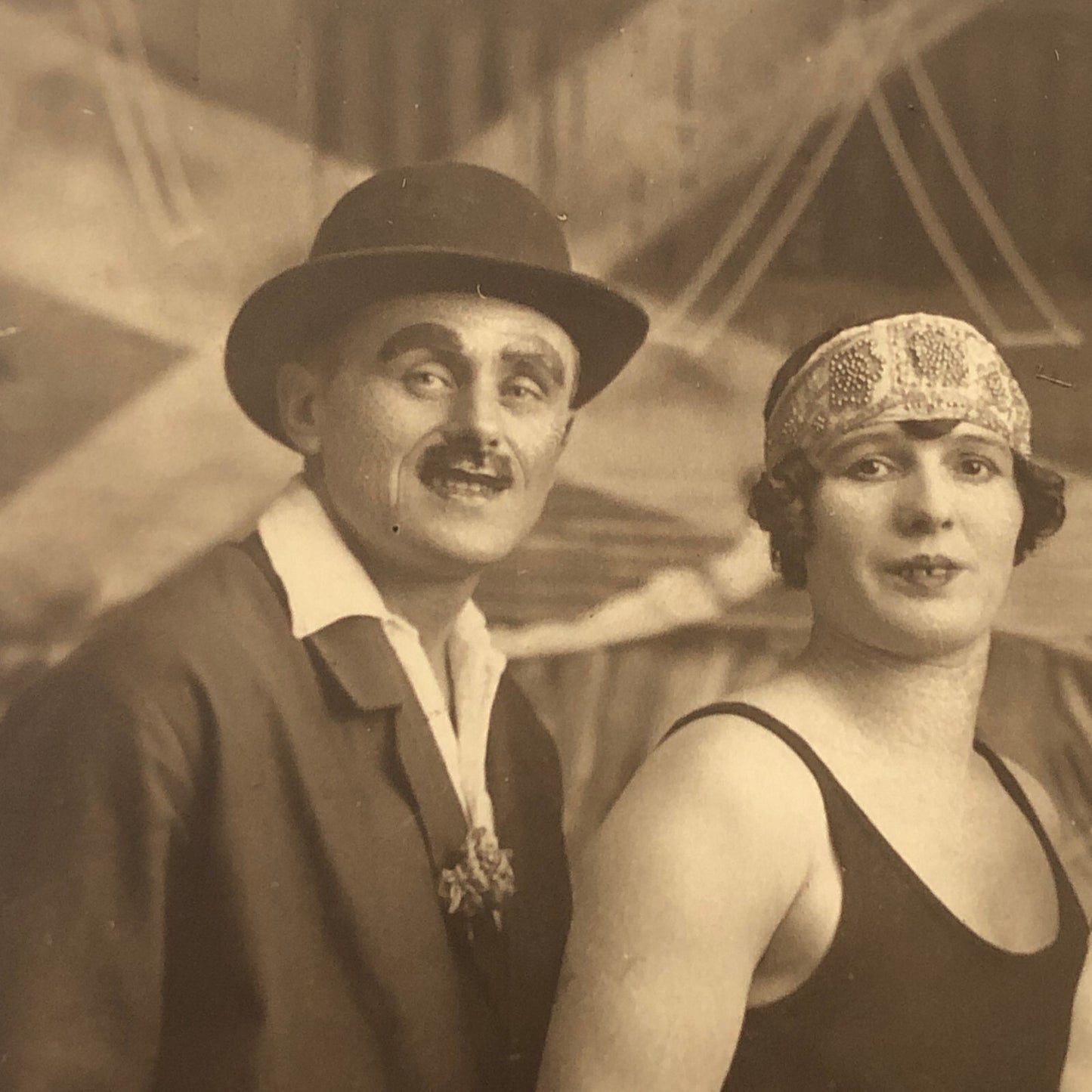 Circus Performer Photo Postcard Real Photo Postcard RPPC Vintage