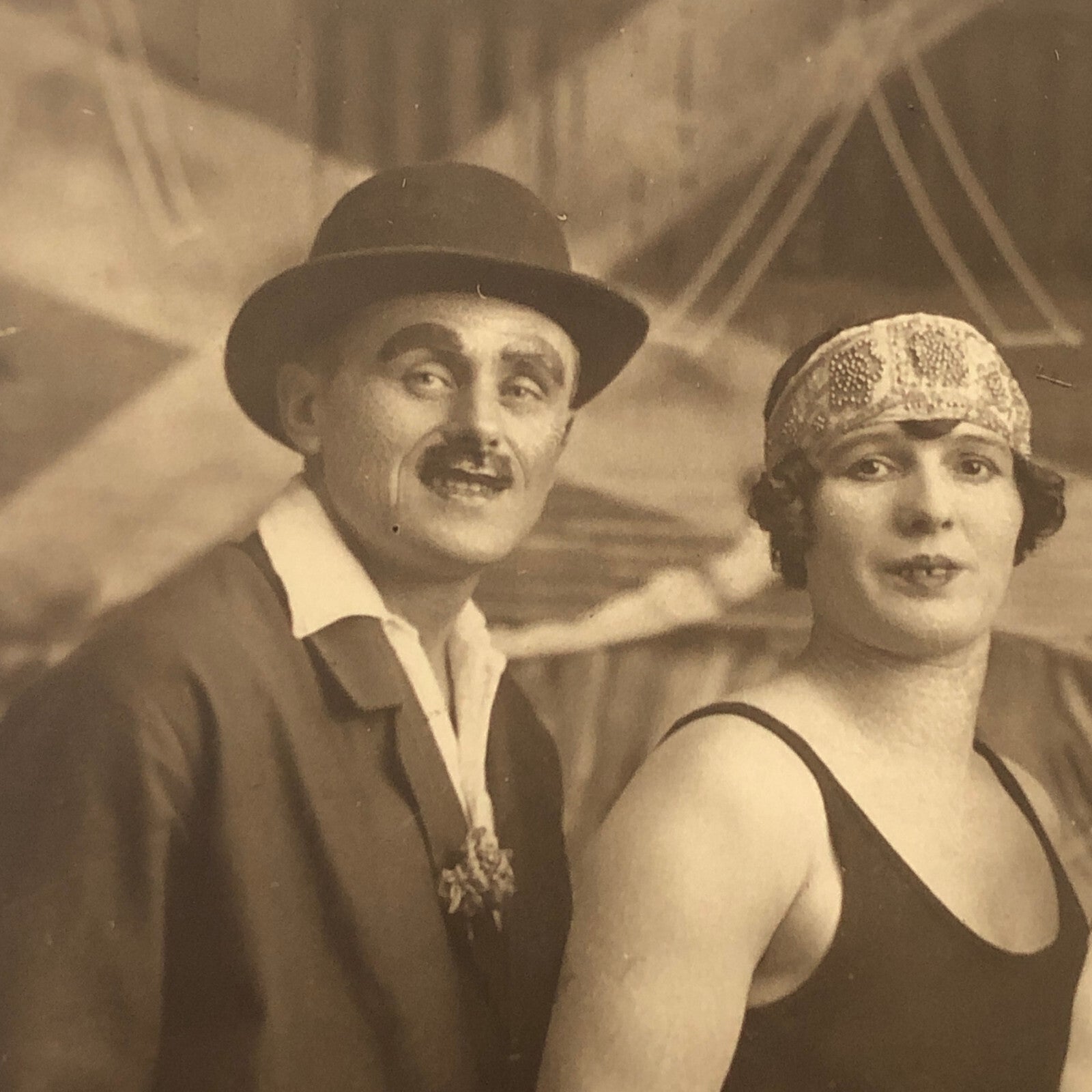 Circus Performer Photo Postcard Real Photo Postcard RPPC Vintage