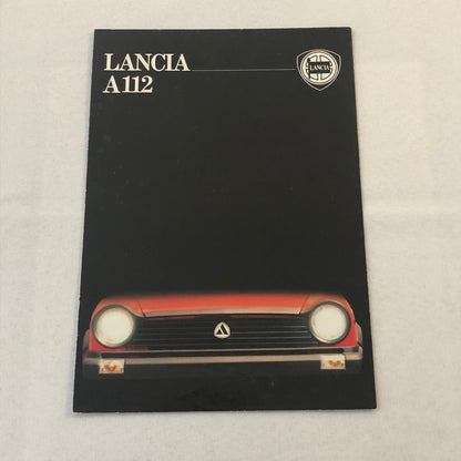 Lancia A112 Car Sales Brochure Catalog Vintage GERMAN Lancia A 112