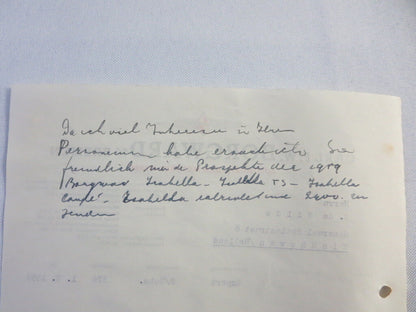 1953 Borgward Letter Letterhead Document - German Text 