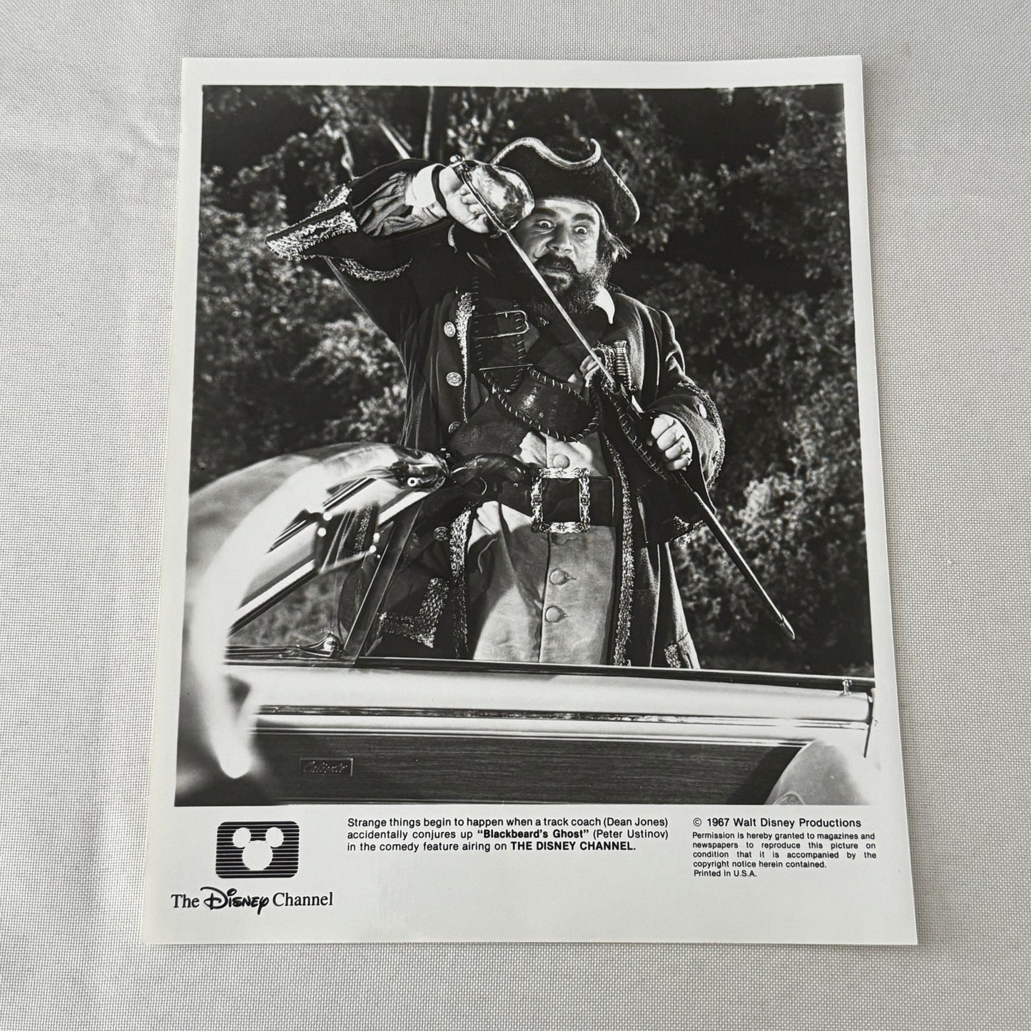 Disney Movie Still Press Photo Photograph Blackbeard's Ghost Vintage