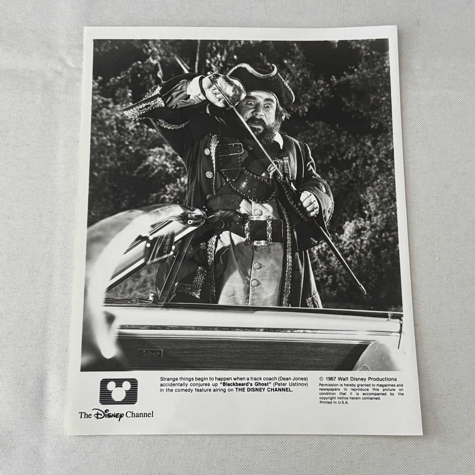 Disney Movie Still Press Photo Photograph Blackbeard's Ghost Vintage