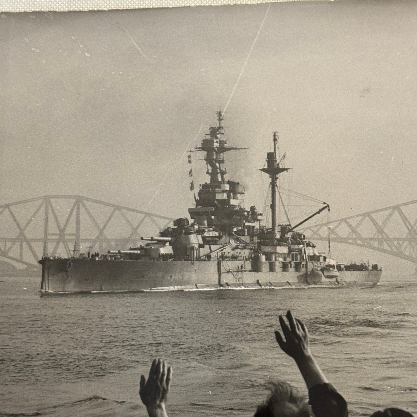Vintage Military Ship Boat Photo Photograph Print HMS Royal Sovereign British