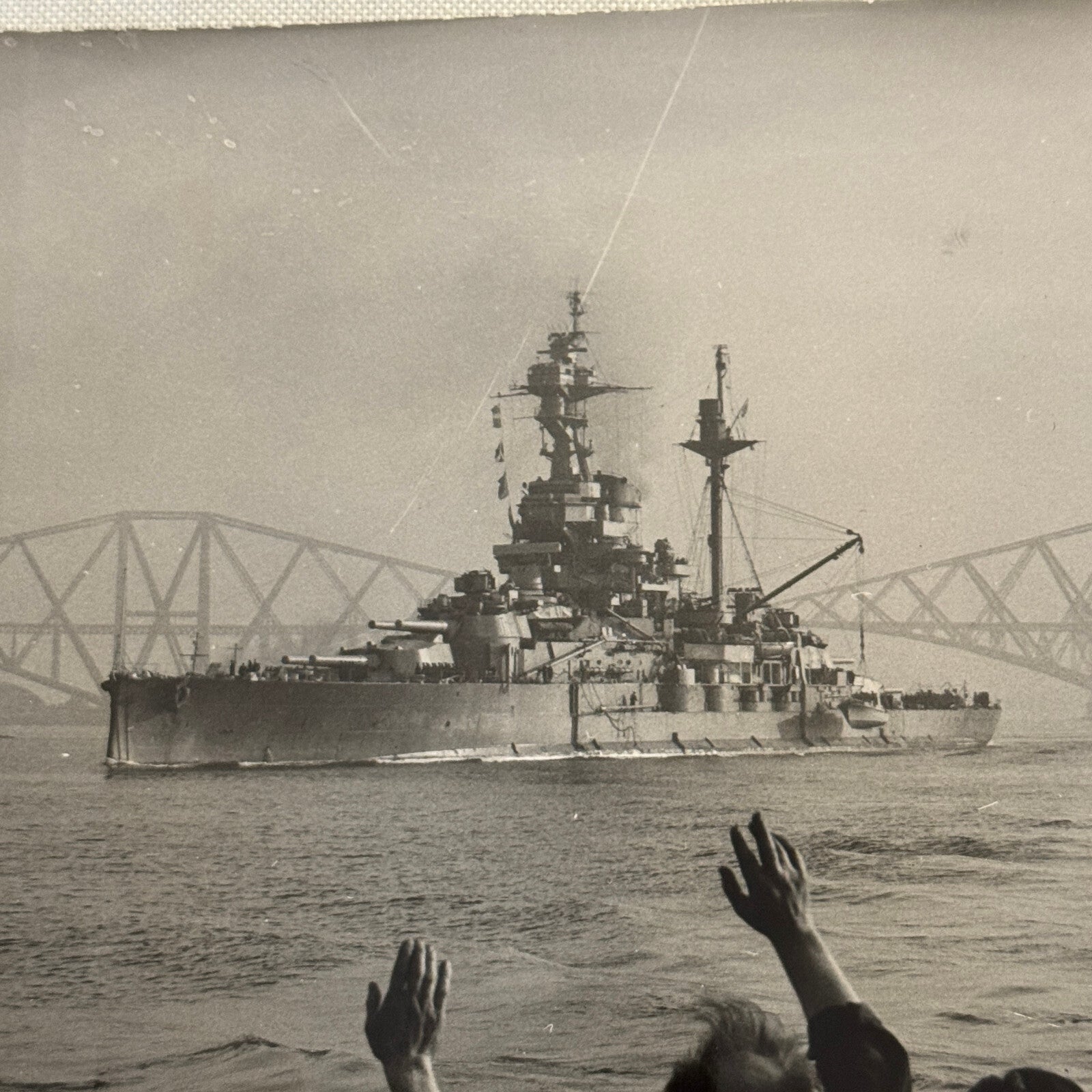 Vintage Military Ship Boat Photo Photograph Print HMS Royal Sovereign British