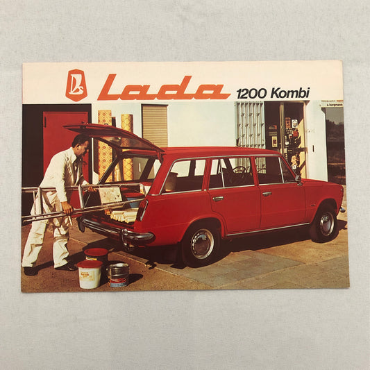 Lada 1200 Kombi Station Wagon Car Sales Brochure Catalog GERMAN Text