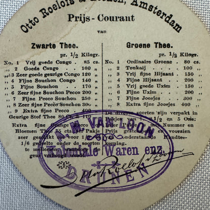 Vintage Trade Card Amsterdam Netherlands Dutch Birds