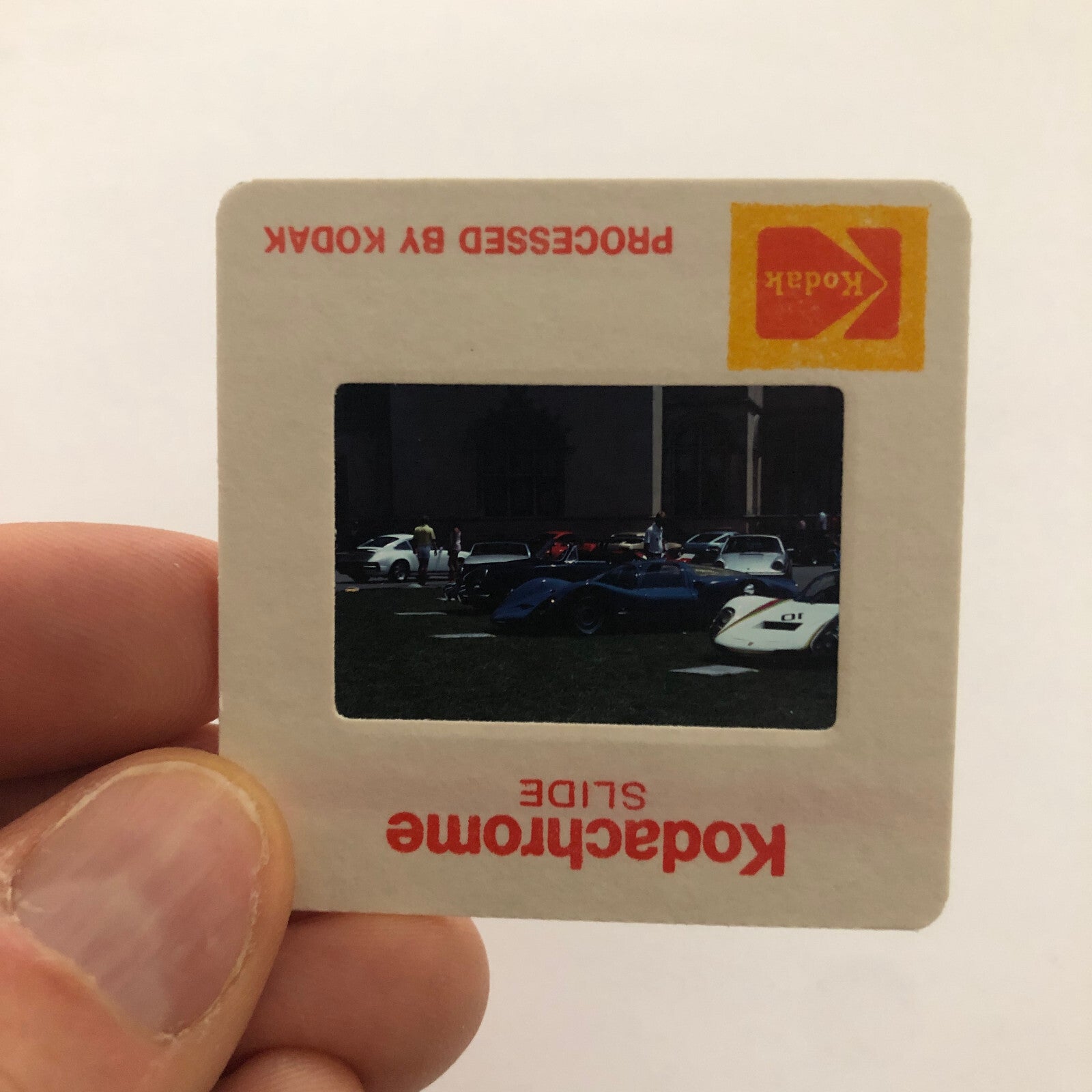 Porsche Car Show 35mm Photo Slide Vintage 1981