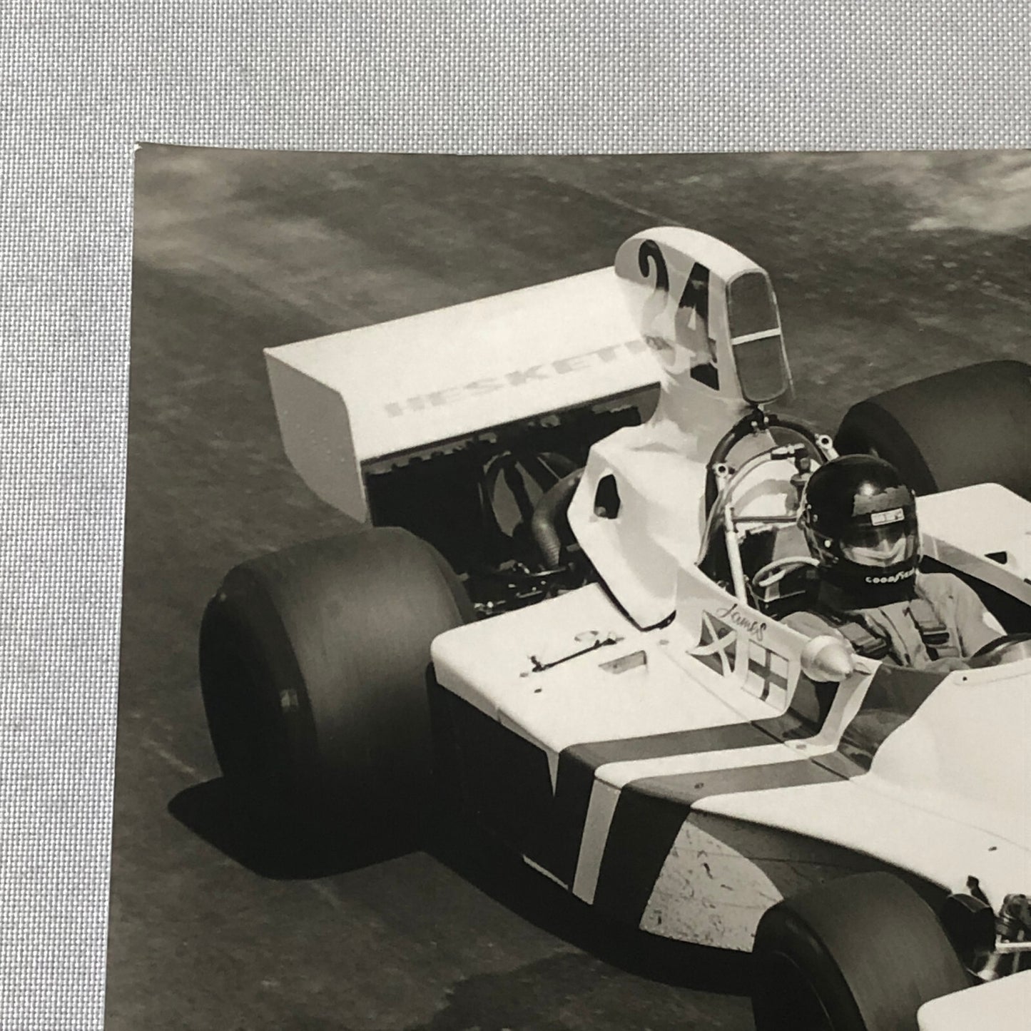 James Hunt Hesketh Racing Driver Car Photo Photograph Print F1 Formula One