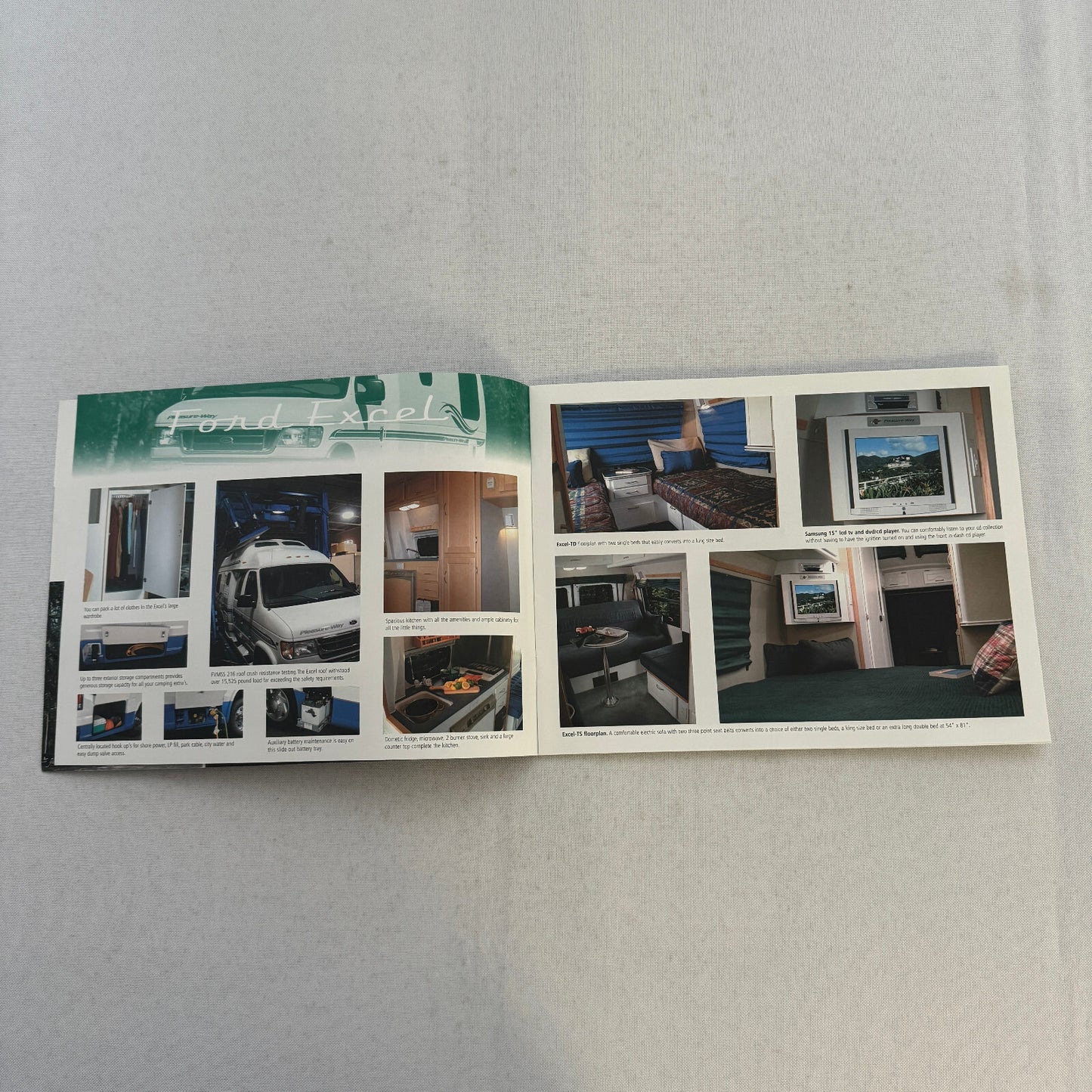 2004 Pleasure Way Motorhome RV Camper Van Sales Brochure Catalog Ford Chevrolet