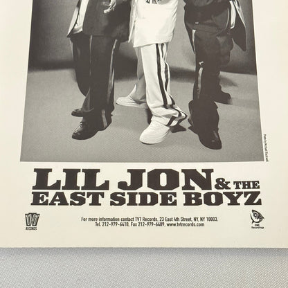 Lil John and the East Side Boyz Music Publicity Press Photo Photograph Hip Hop