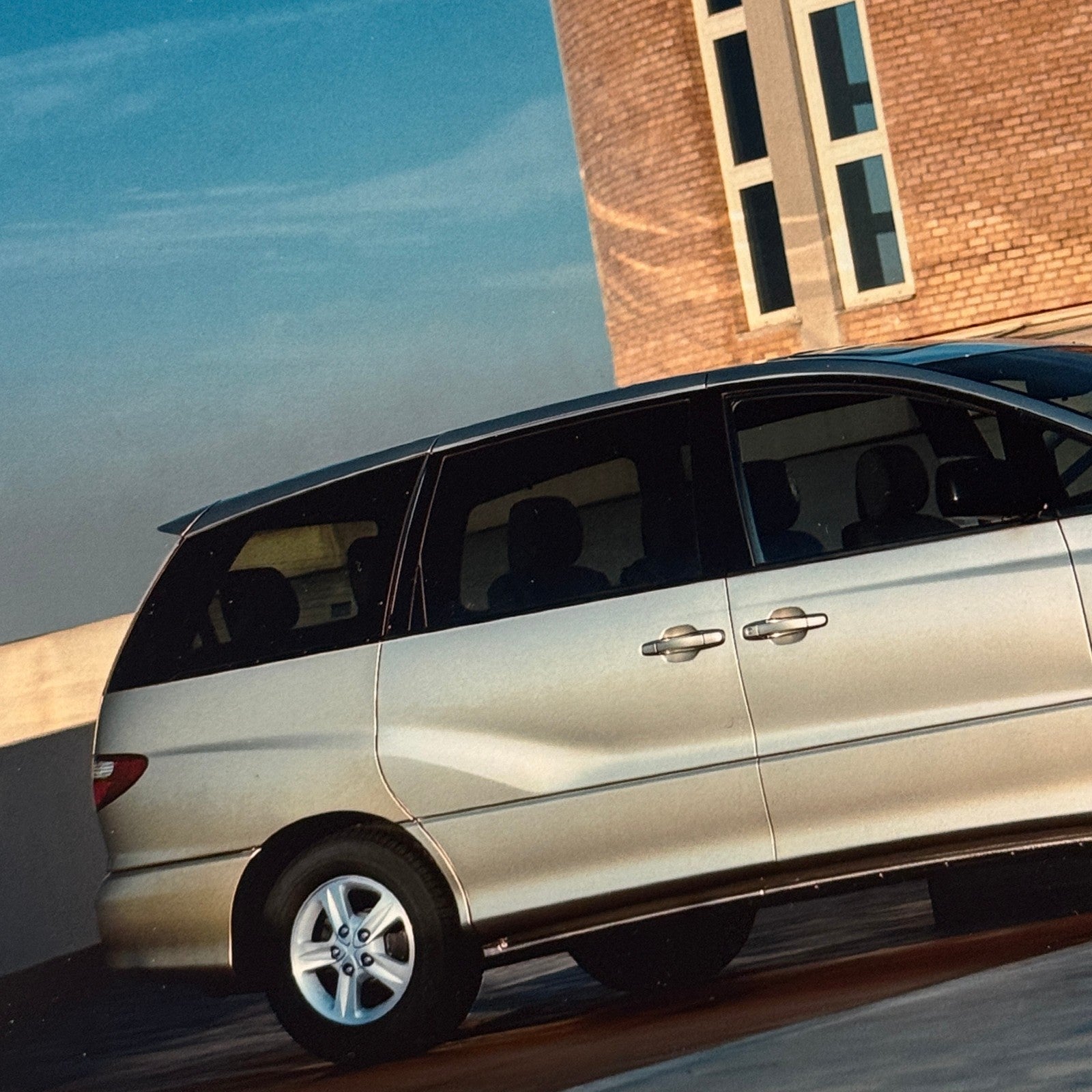 Toyota Previa Van Factory Press Photo Photograph Lot 2x