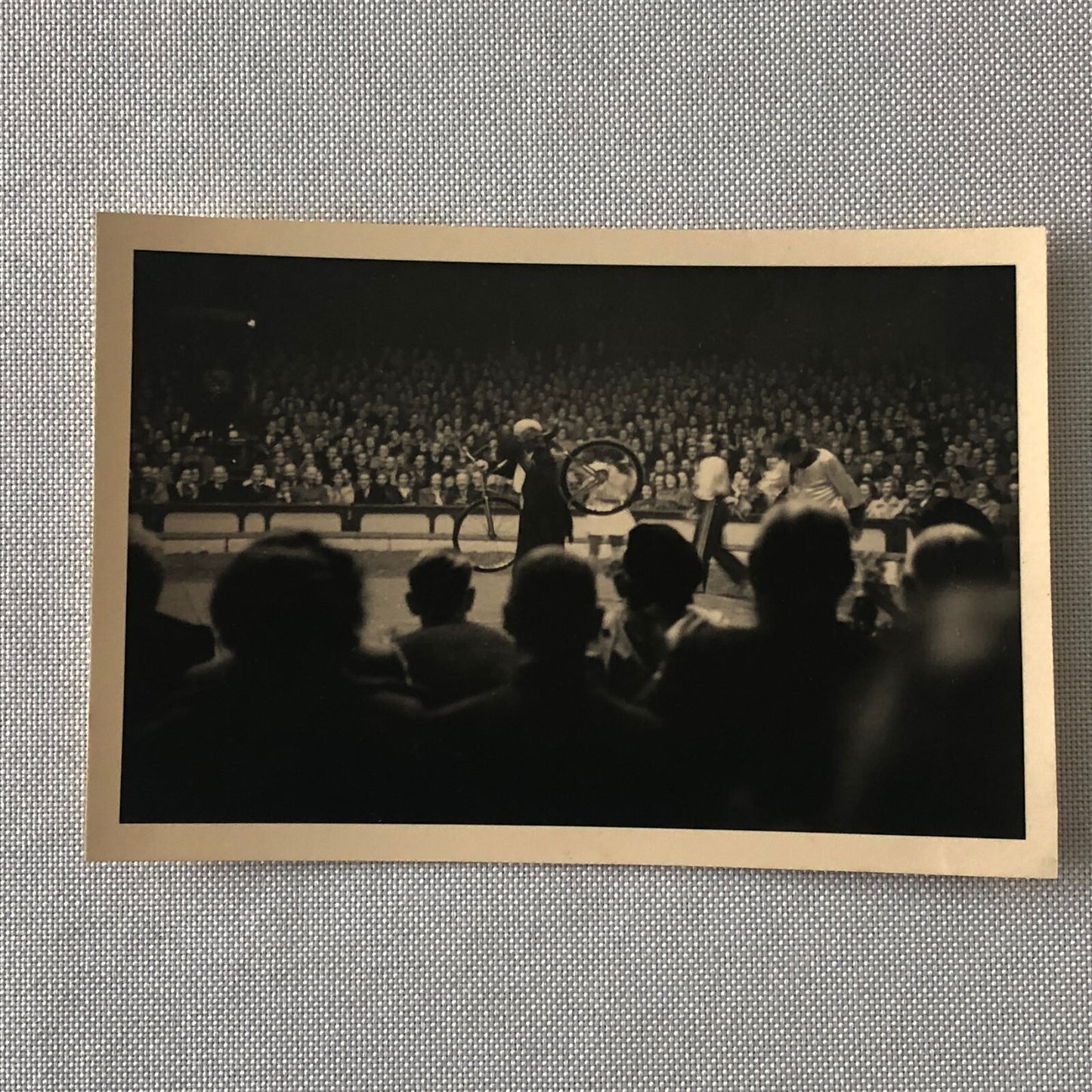 Circus Bicycle Act Photo Photograph Print Rotterdam Netherlands Vintage