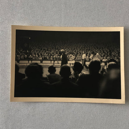 Circus Bicycle Act Photo Photograph Print Rotterdam Netherlands Vintage