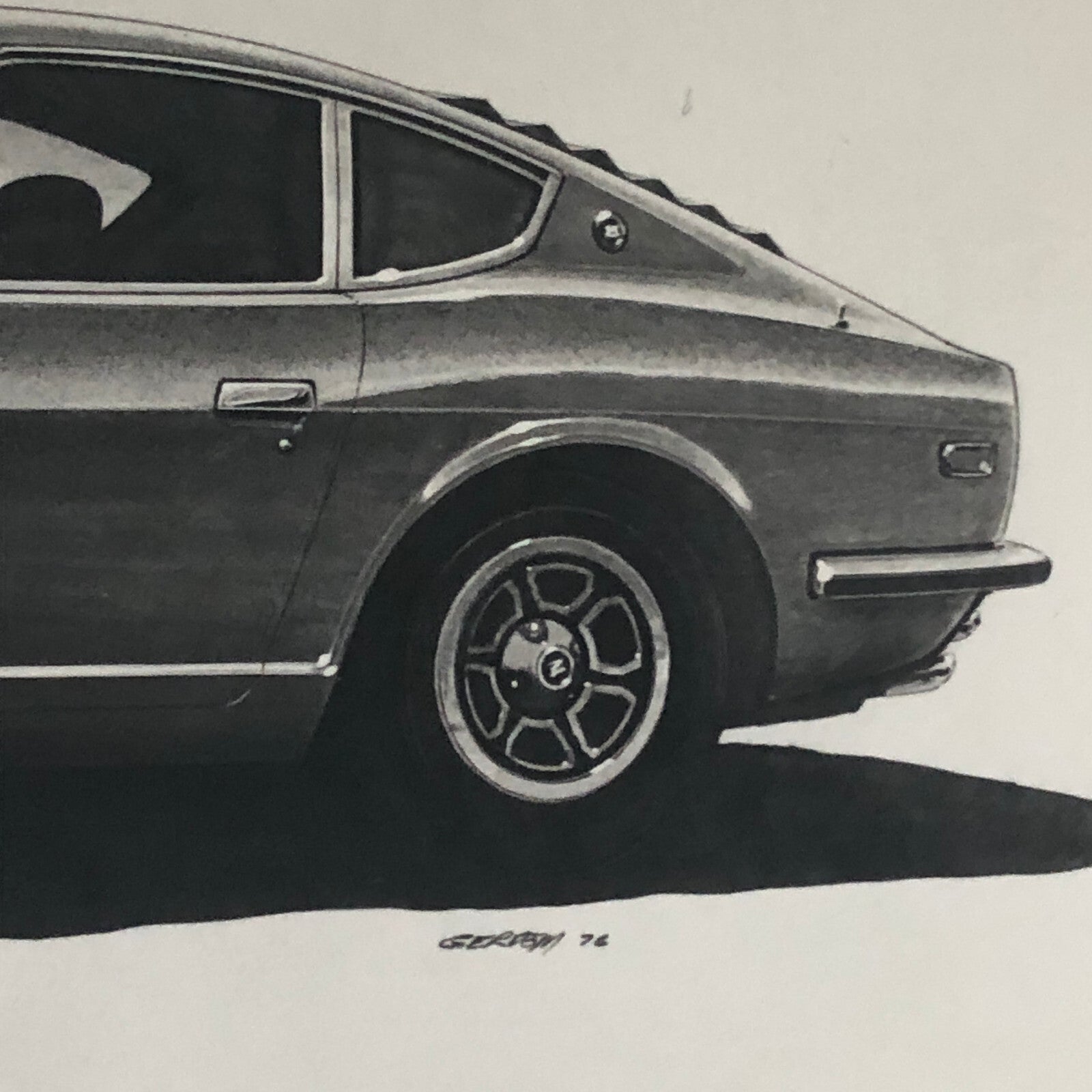 Vintage Car Design Photo Photograph Datsun 280Z 280 Z Aftermarket Parts ?