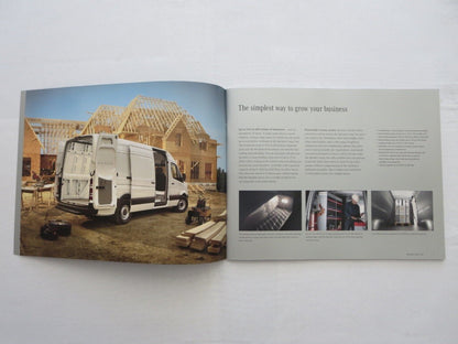 2013 Mercedes Sprinter Van Sales Brochure Catalog Advertising 