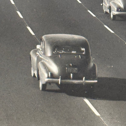 Vintage Cars on California Highway Photo Photograph Print Associated Press