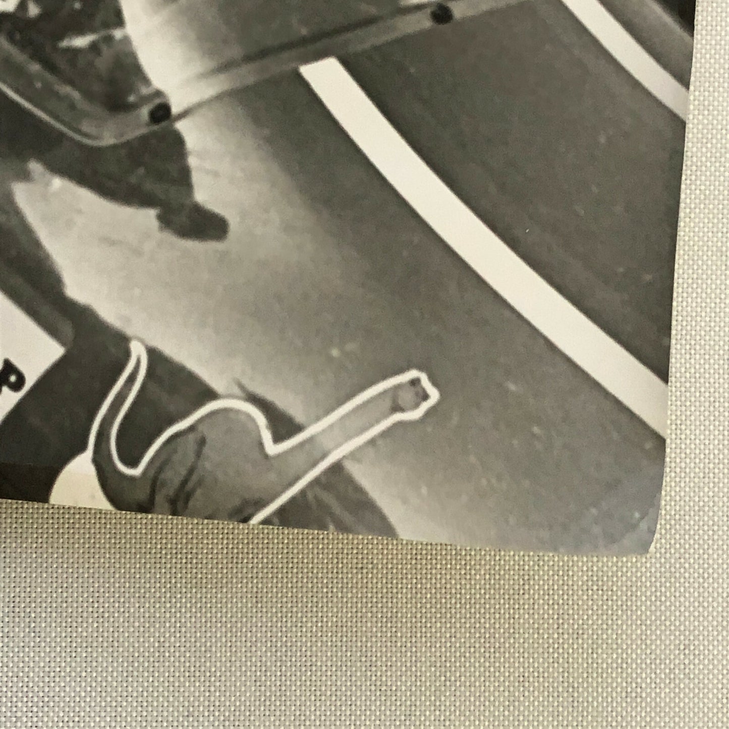 Vintage Grand Prix Racing Car Photo Photograph Print - Driver Roy Pike 