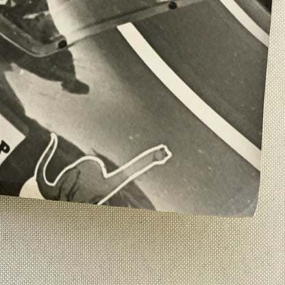 Vintage Grand Prix Racing Car Photo Photograph Print - Driver Roy Pike 