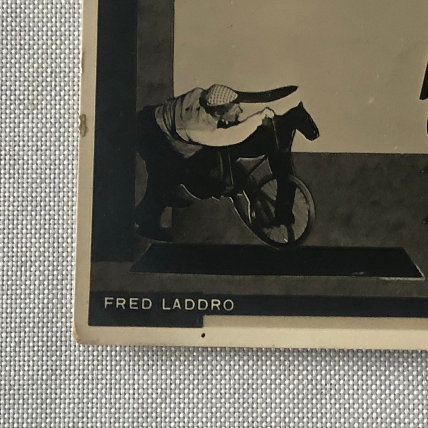 Circus Bicycle Unicycle Act Performer Postcard Post Card Fred Laddro Vintage