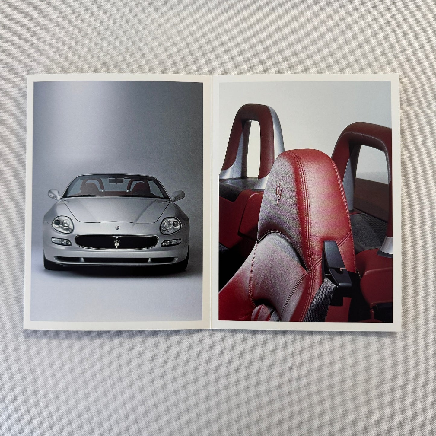 2001 Maserati Spyder Convertible Press Kit Brochure Photo CD Frankfurt Autoshow