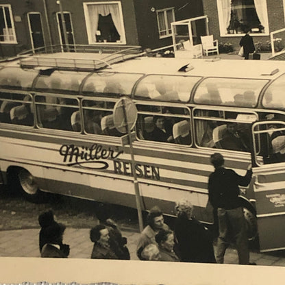 Vintage Bus Photo Photograph Print Germany 
