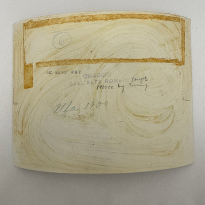 Vintage Alfa Romeo 1900 Photo Photograph 1965 Date Stamp Touring Coachbuilder