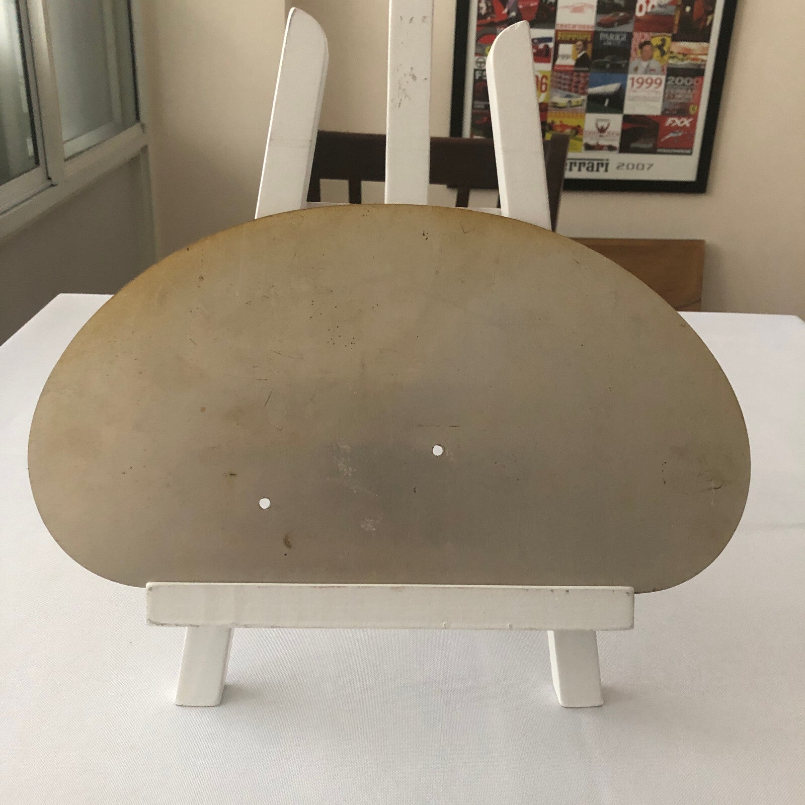 1966 Radio Rallye Car Rally Participant Plate w/ Martini Ad