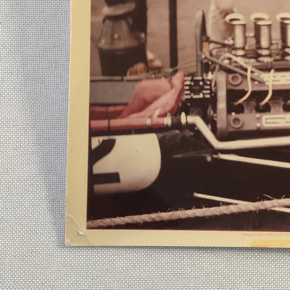 Racing Car Vintage Photo Photograph Print Lotus Climax Car Engine ?