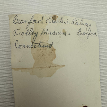 Vintage Train Trolley Photo Branford Electric Railway Trolley Museum Connecticut