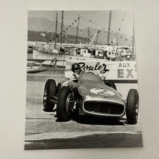 Juan Manuel Fangio Mercedes W196 Racing Car Photo Photograph Modern Print