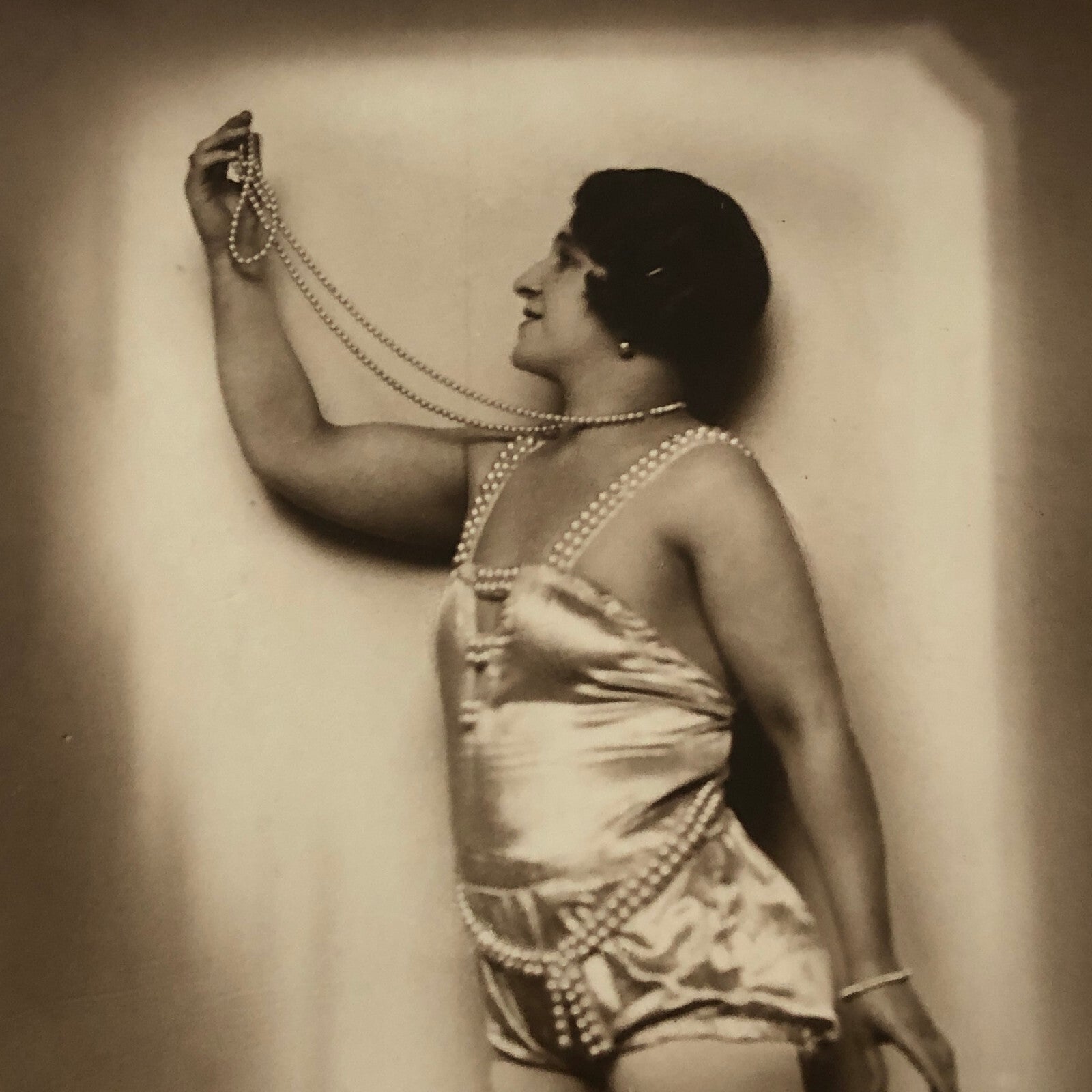 Circus Performer Real Photo Postcard Post Card RPPC Woman Acrobat Dancer