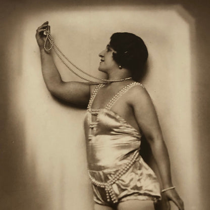 Circus Performer Real Photo Postcard Post Card RPPC Woman Acrobat Dancer