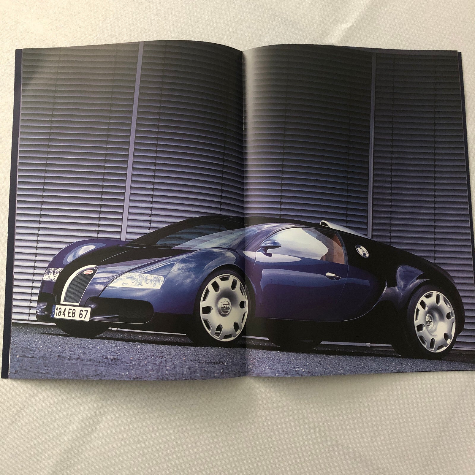 Bugatti Veyron EB 18/4 Concept Car Sales Brochure Catalog