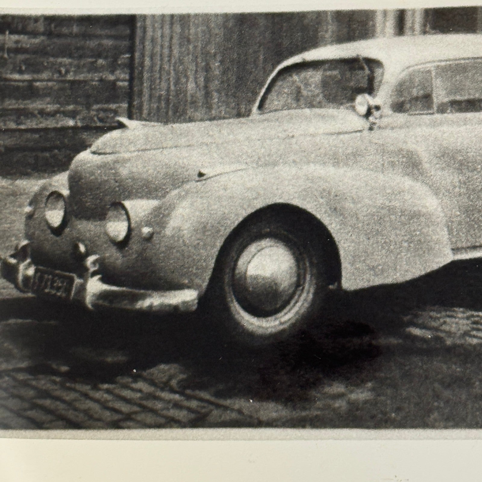 Vintage Car Automobile Photo Photograph Print Unidentified