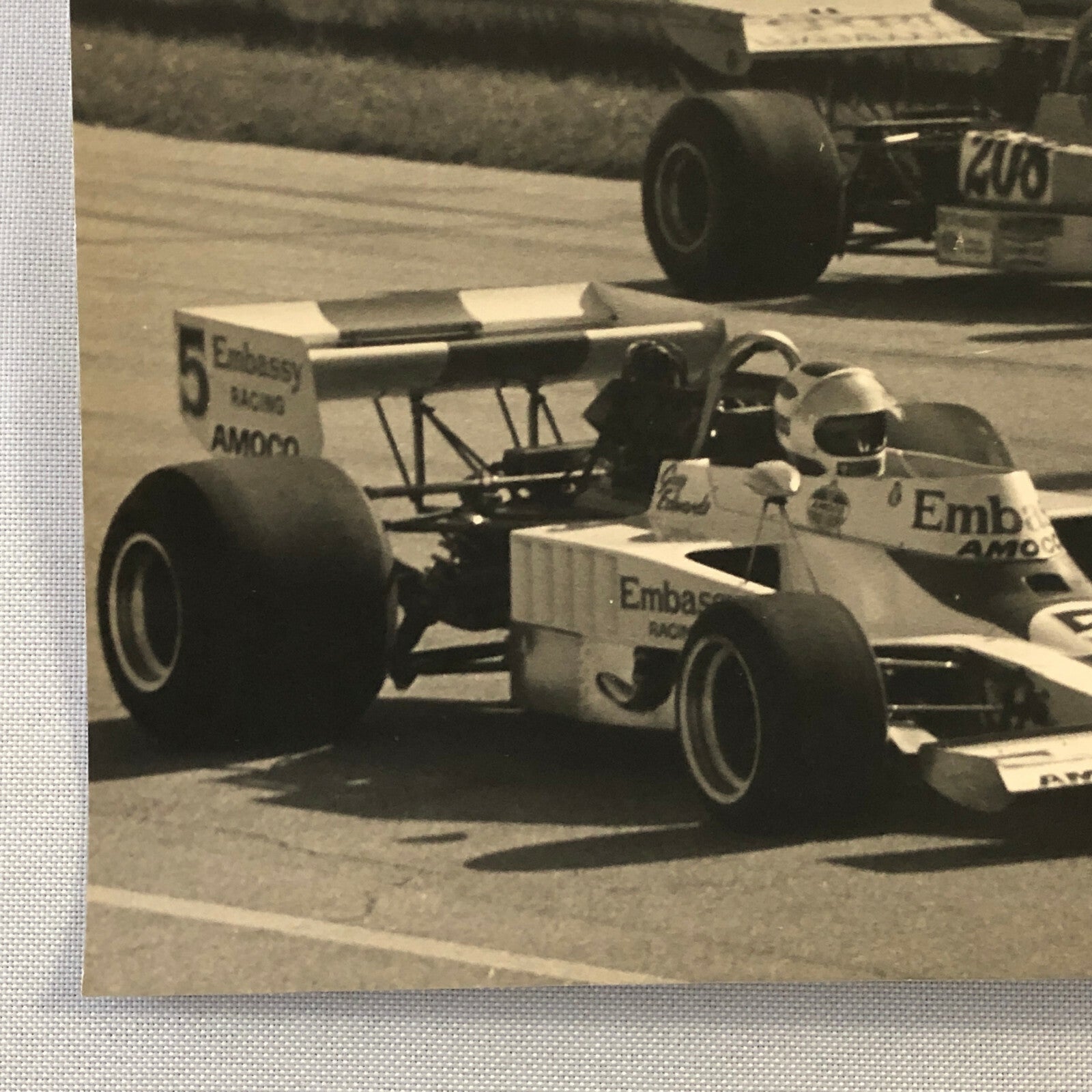 Vintage 1974 Italian Grand Prix Racing Photo Photograph Lola T330 T332 