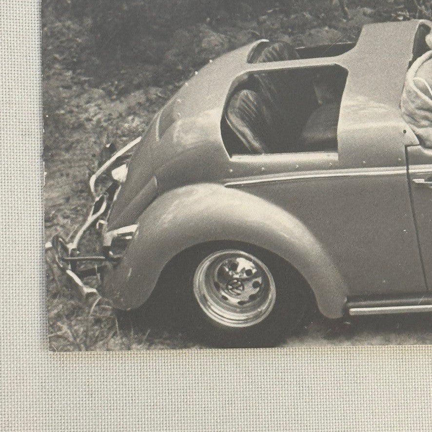 Vintage Custom Volkswagen Beetle Convertible Car Photo Photograph
