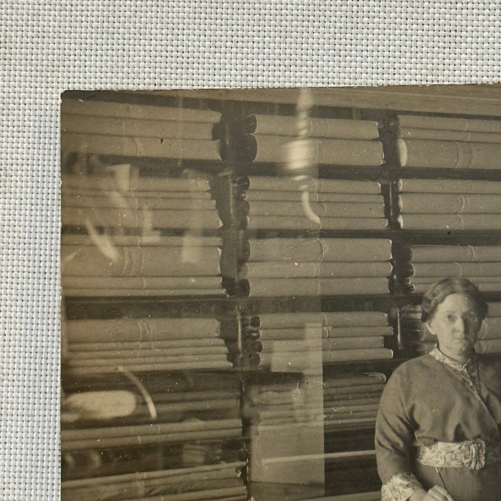 Vintage Photo Photograph Women in Fabric Store Business Occupational